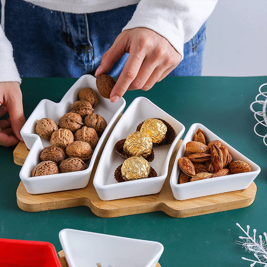 Christmas Tree Serving Set