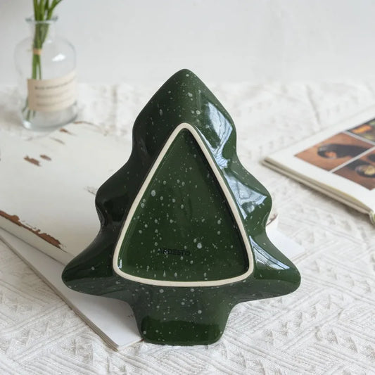 Christmas Tree Ceramic Plate