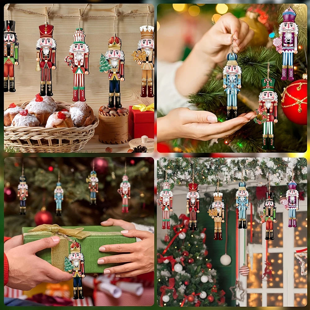 Nutcracker Wooden Decor Set