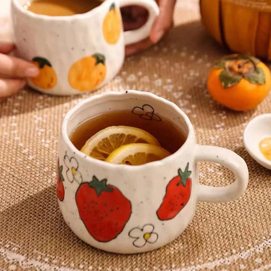 Strawberry Ceramic Coffee Mug