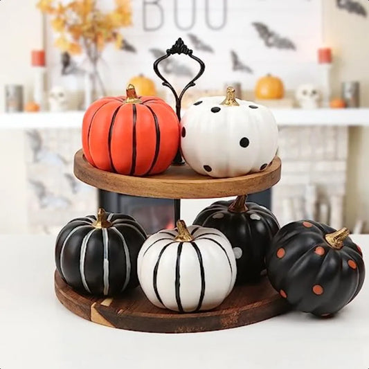 Halloween Pumpkin Decorations Set