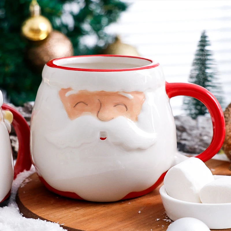 Santa 3D Ceramic Mug