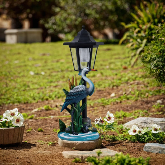 Garden Bird Statue Solar Outdoor Lights