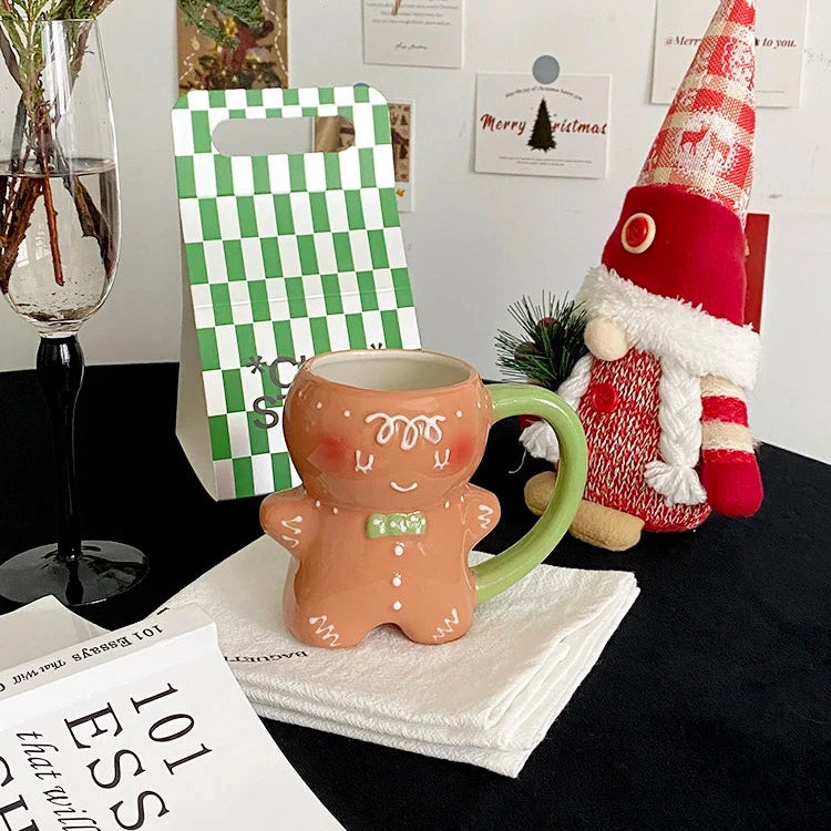 Gingerbread Man Christmas Mug