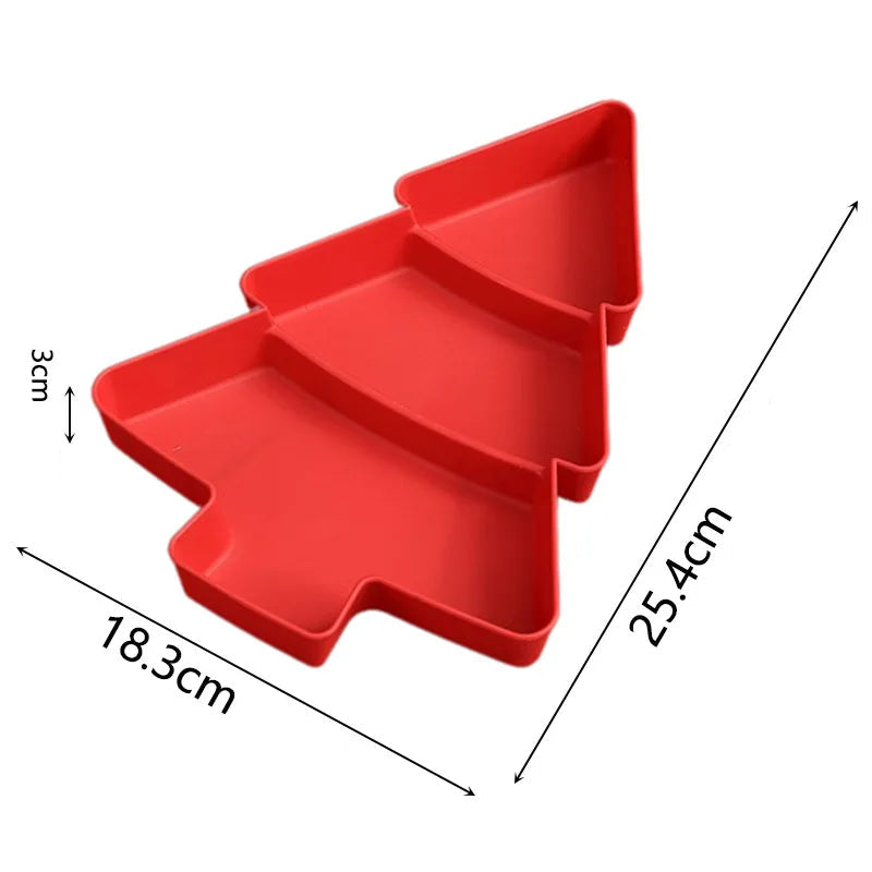 Christmas Tree Snack Plate