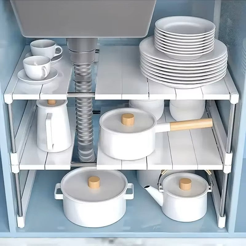 Expandable Stackable Organizer Shelves