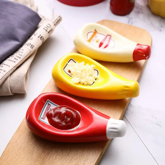 Tomato Shaped Ceramic Sauce Dish