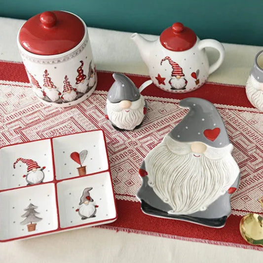 Nordic Santa Claus Ceramic Dinnerwar