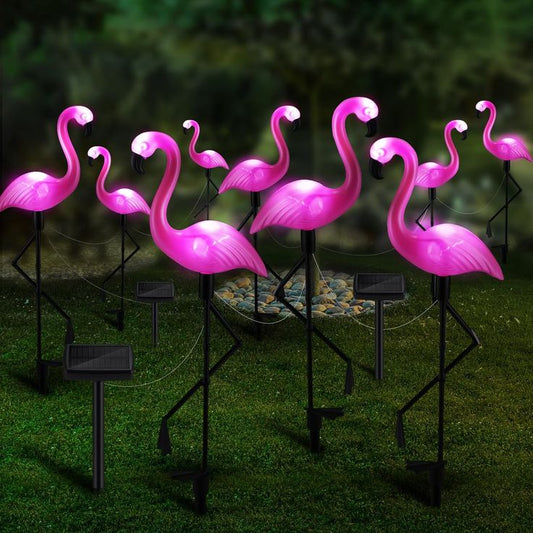 Solar Flamingo Light