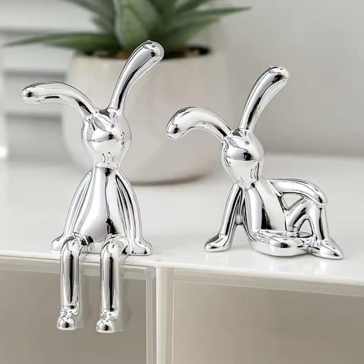 Rabbit Figurines - Set of 2