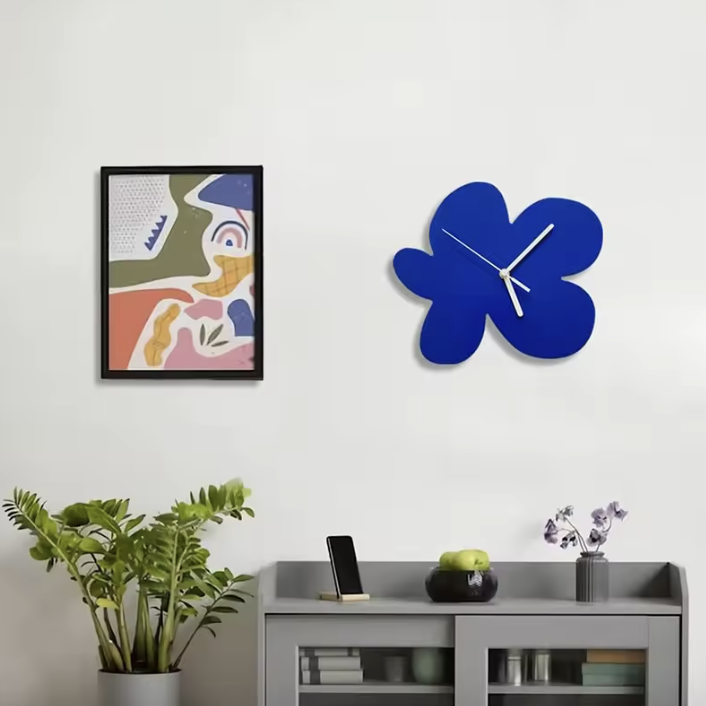 Nordic Wall Flower Clock