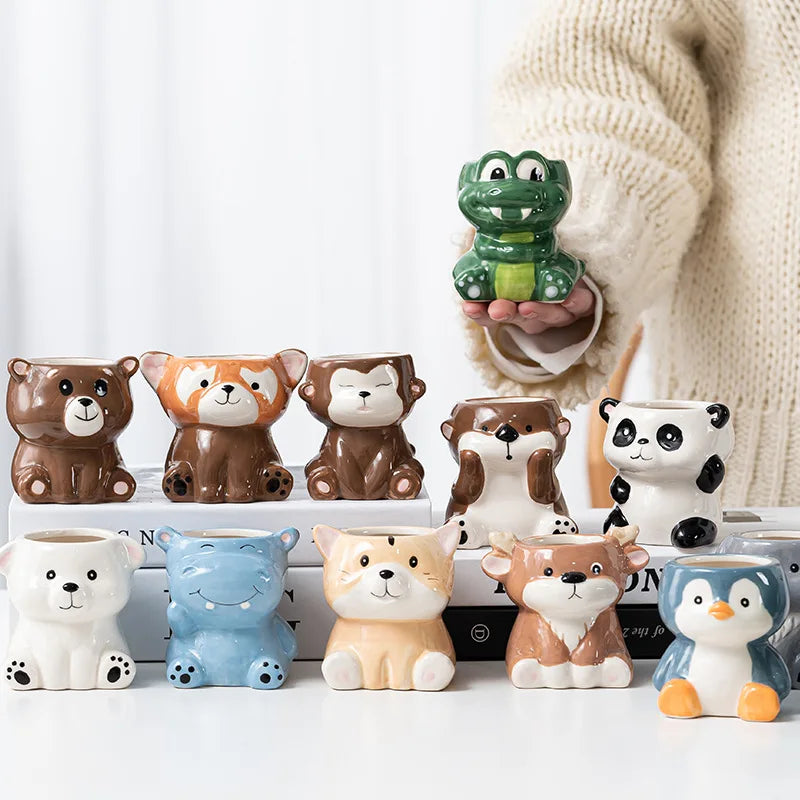 Cartoon Ceramic Flowerpot