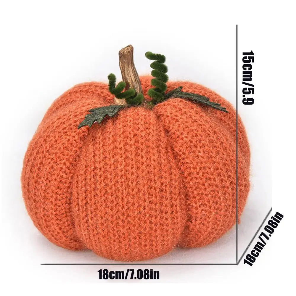 Knitted Pumpkin Decoration