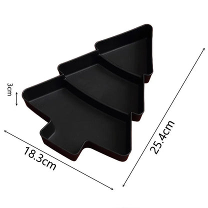 Christmas Tree Snack Plate