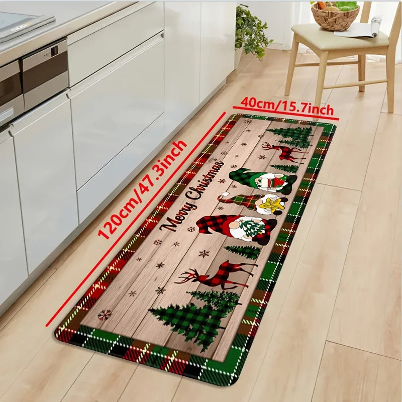 Merry Christmas Gnome Rug