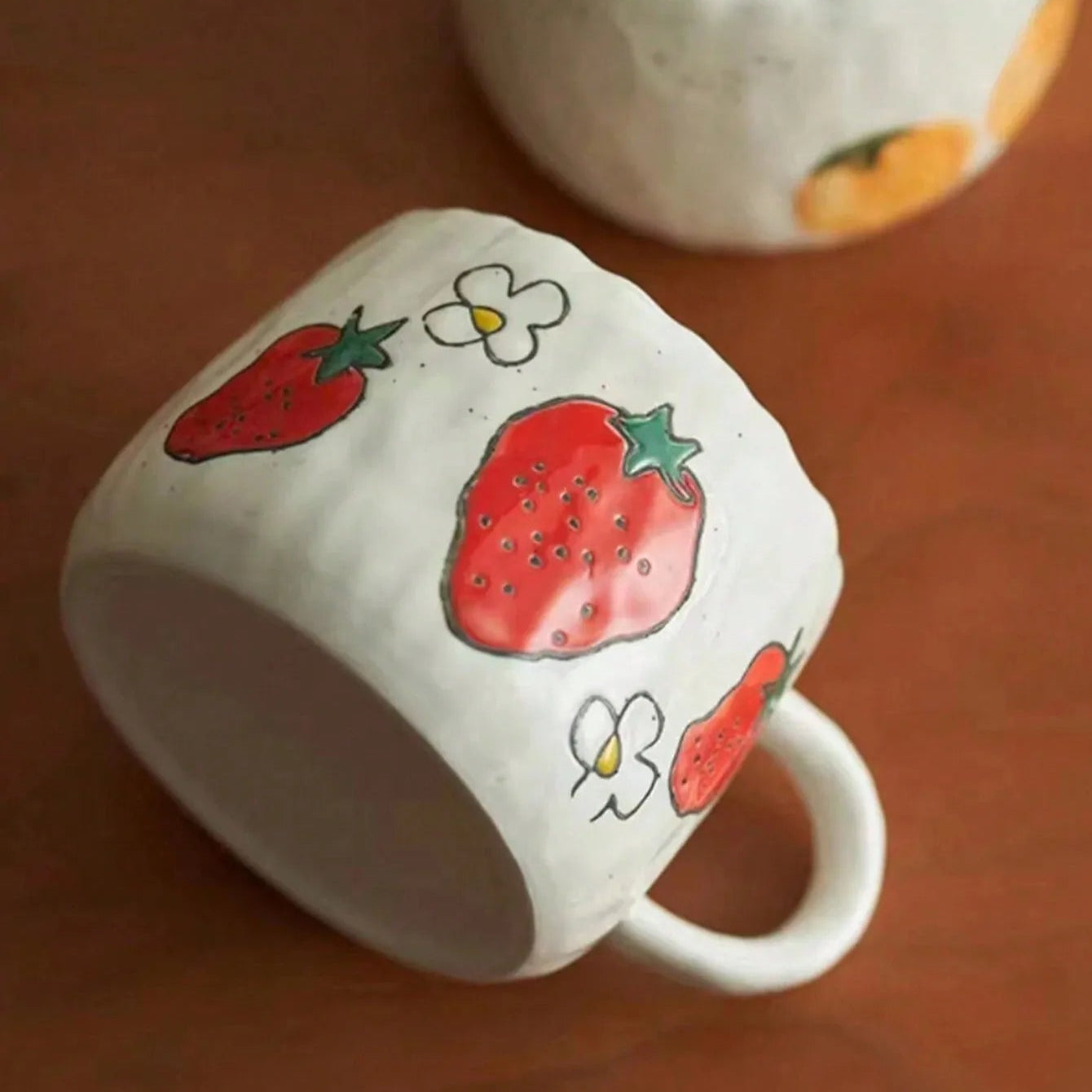 Strawberry Ceramic Coffee Mug