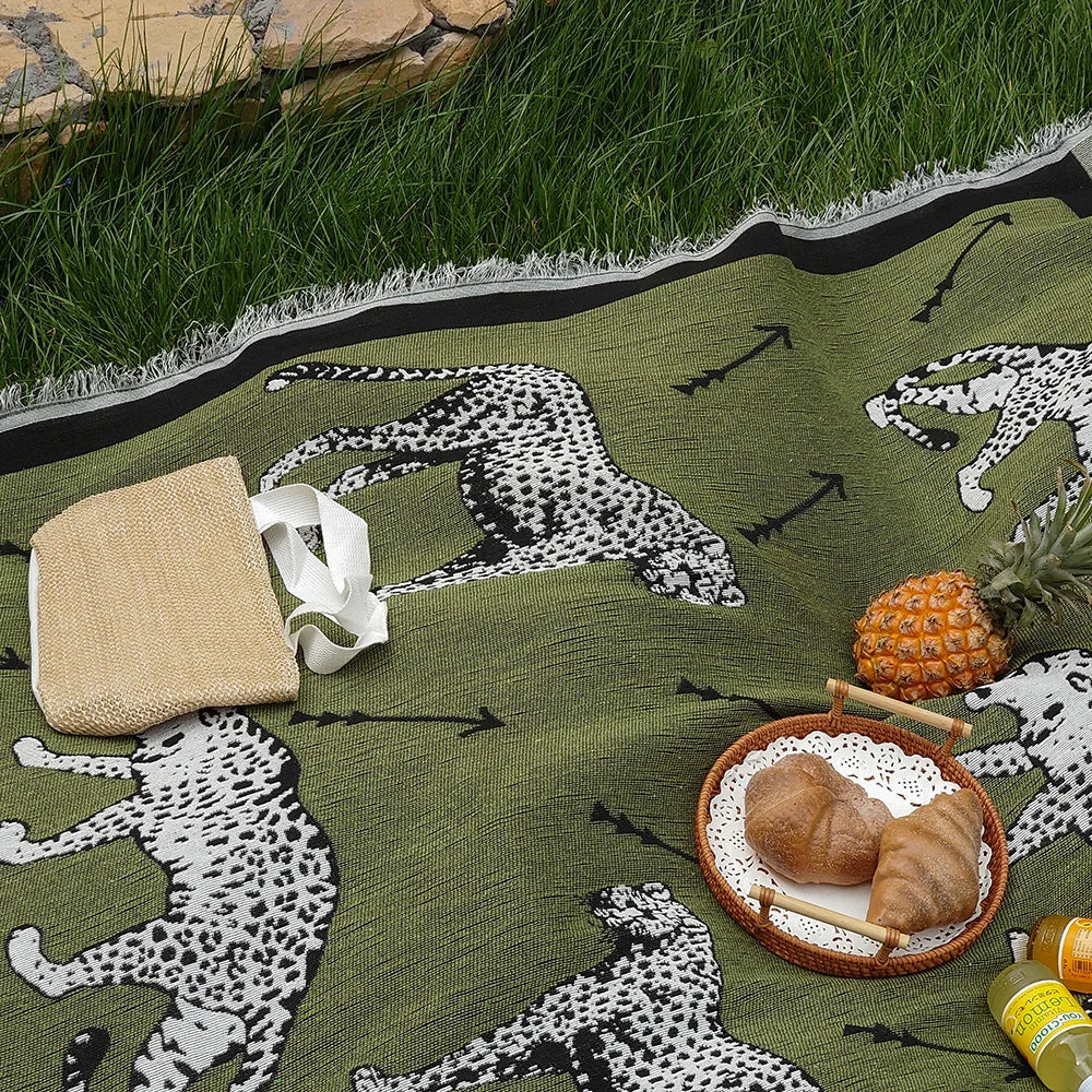 Cheetah Picnic Blanket
