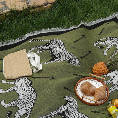 Cheetah Picnic Blanket