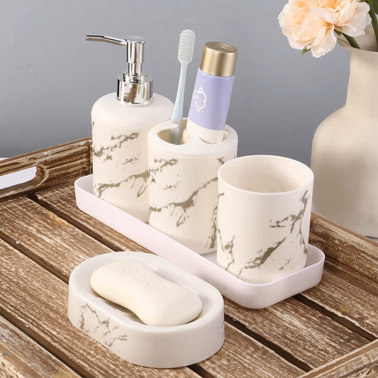 Marble Bathroom Set