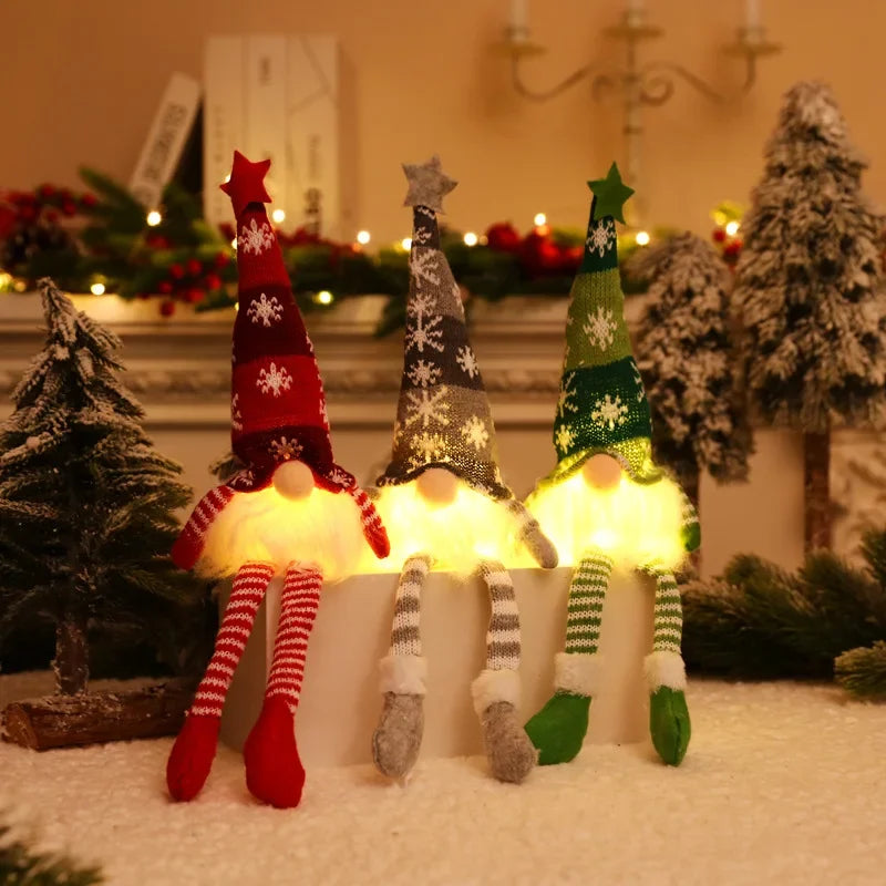 Christmas LED Gnome Plush