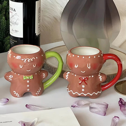Gingerbread Man Christmas Mug