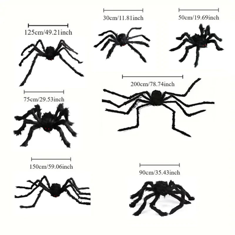 Giant Plush Halloween Spider