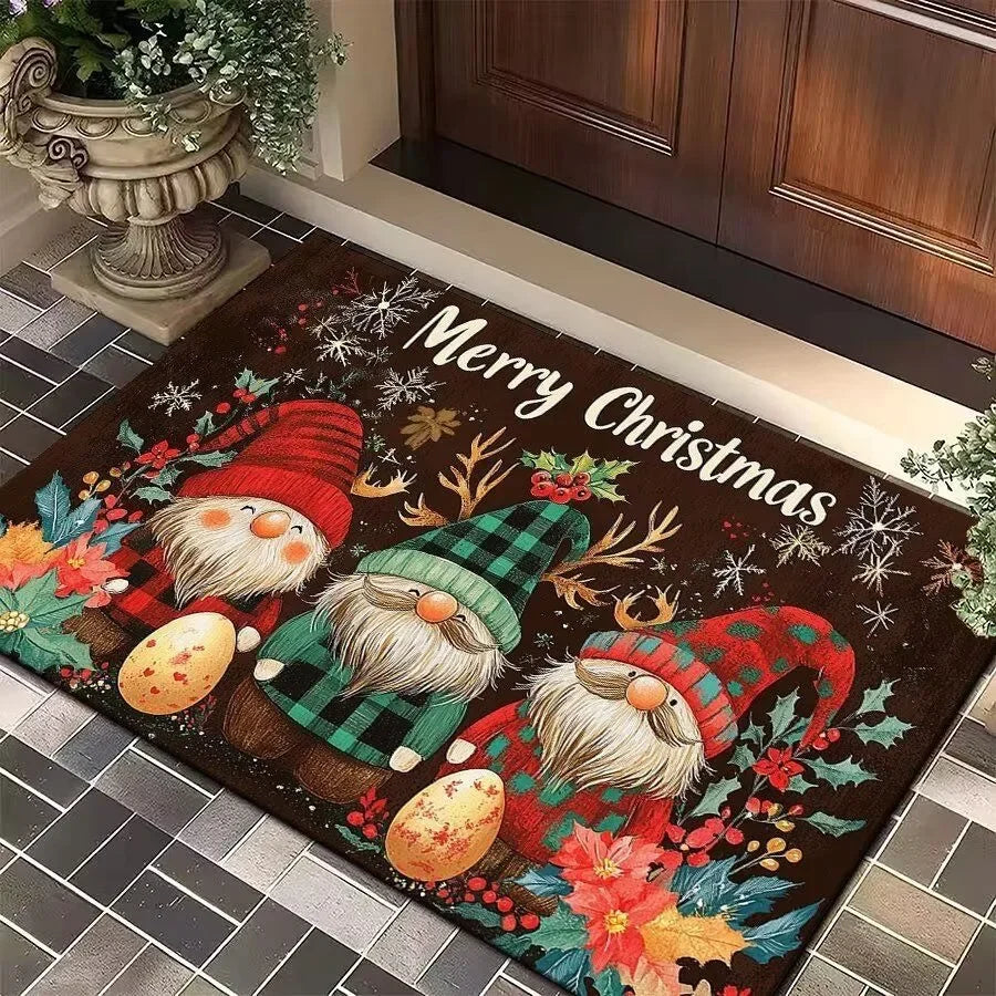 Christmas Entry Door Mat