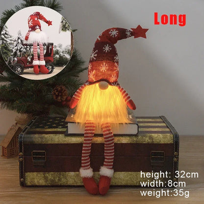 Christmas LED Gnome Plush