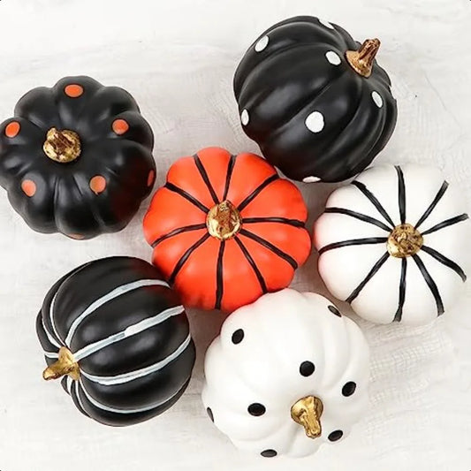 Halloween Pumpkin Decorations Set