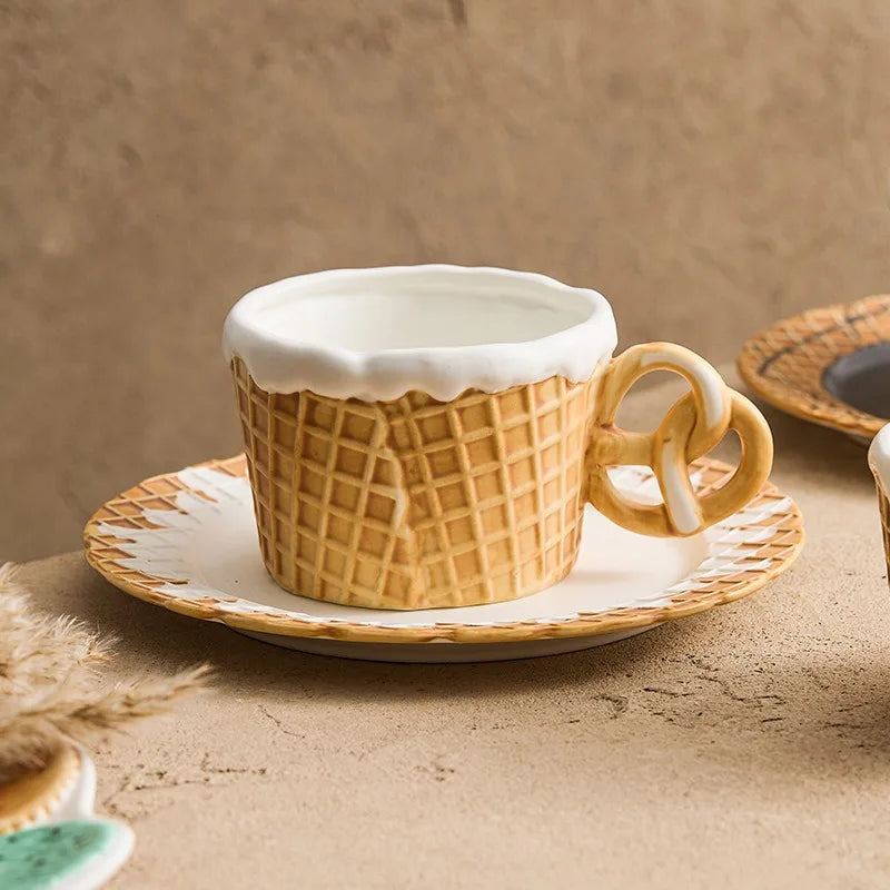 Biscuit Ceramic Coffee Cup