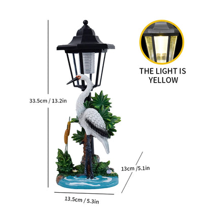 Garden Bird Statue Solar Outdoor Lights