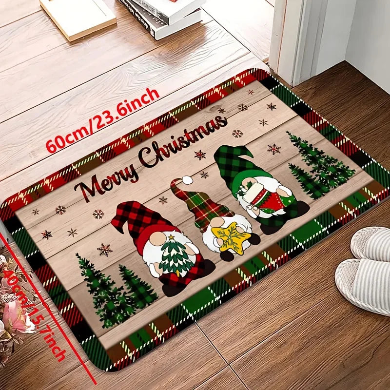 Merry Christmas Gnome Rug