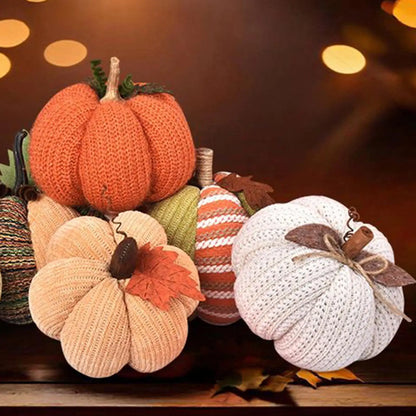 Knitted Pumpkin Decoration