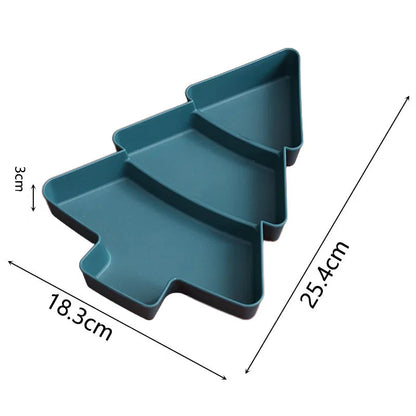 Christmas Tree Snack Plate