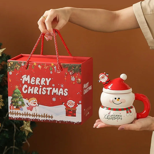 Christmas Snowman Ceramic Mug