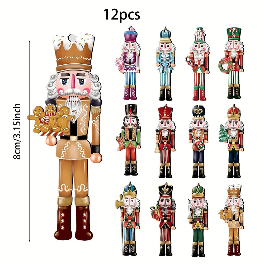 Nutcracker Wooden Decor Set