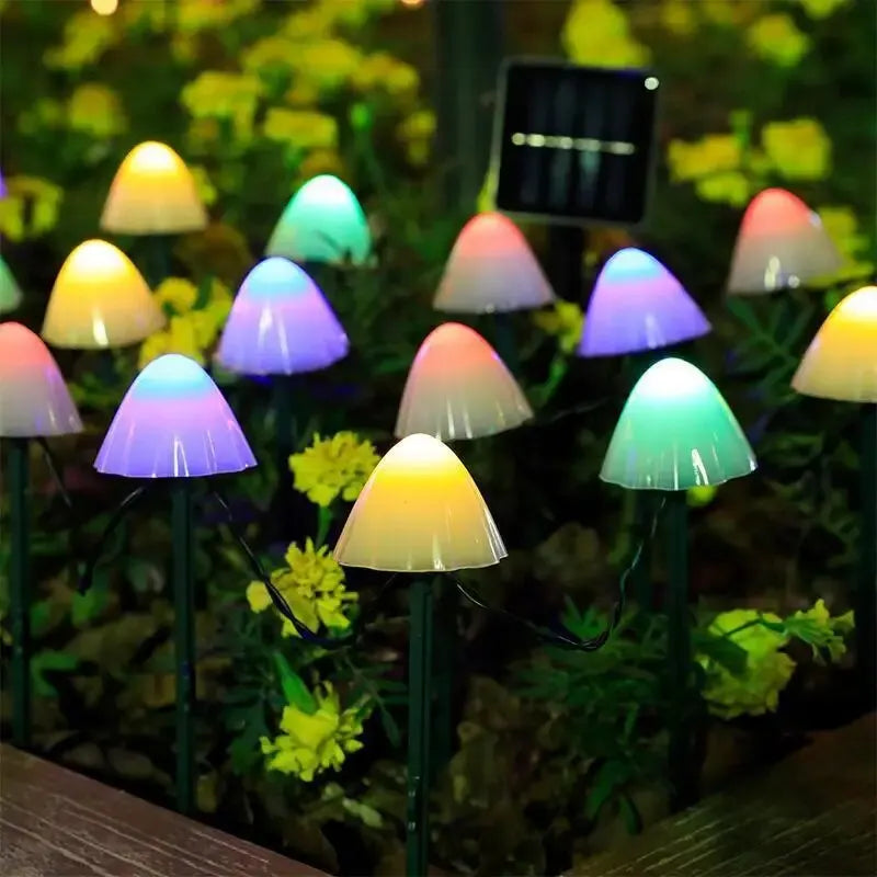 Solar Mushroom Lights
