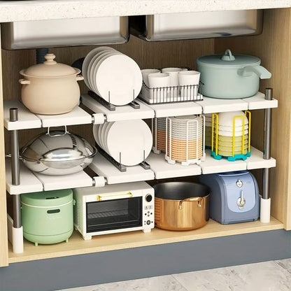 Expandable Stackable Organizer Shelves