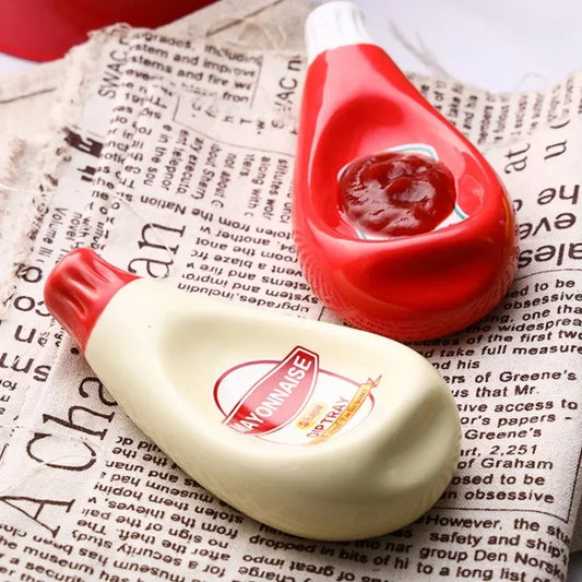 Tomato Shaped Ceramic Sauce Dish