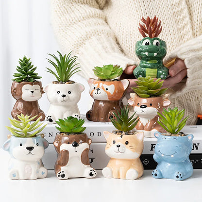 Cartoon Ceramic Flowerpot