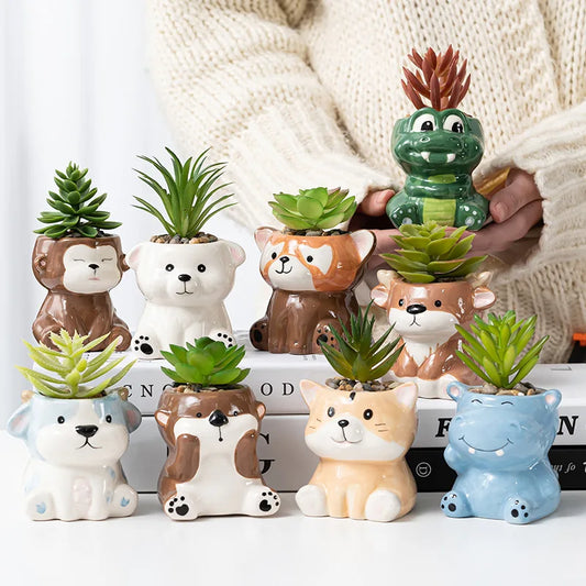 Cartoon Ceramic Flowerpot