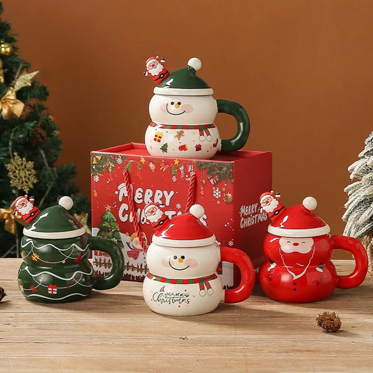 Christmas Snowman Ceramic Mug
