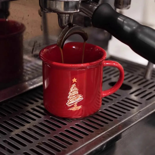 Christmas Red Ceramic Mug