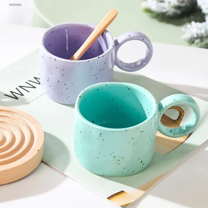 Ceramic Splash Ink Cup
