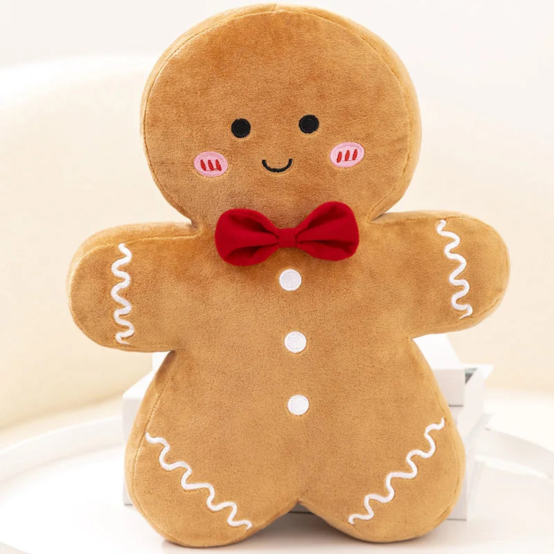 Christmas Gingerbread Plush Pillow