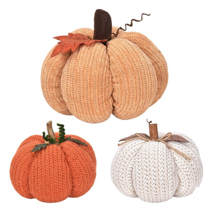 Knitted Pumpkin Decoration