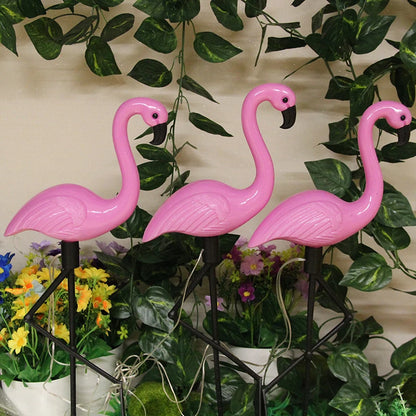Solar Flamingo Light