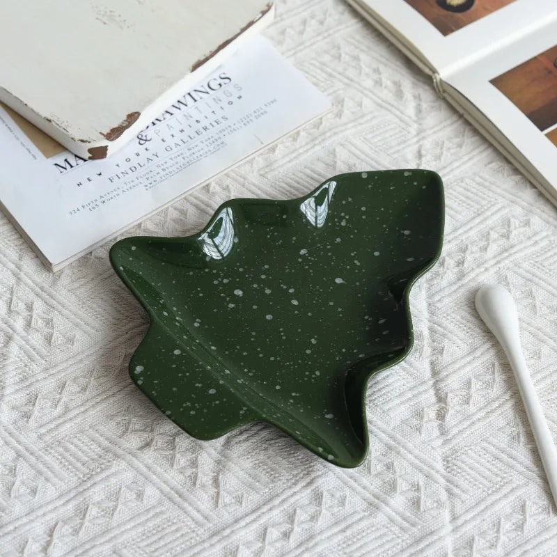 Christmas Tree Ceramic Plate