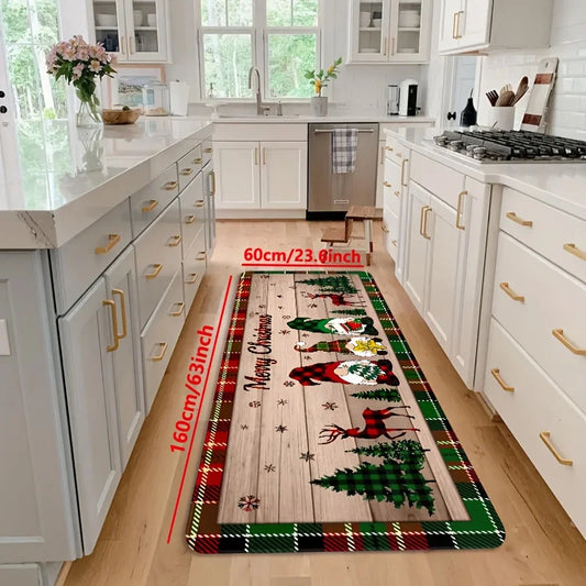 Merry Christmas Gnome Rug