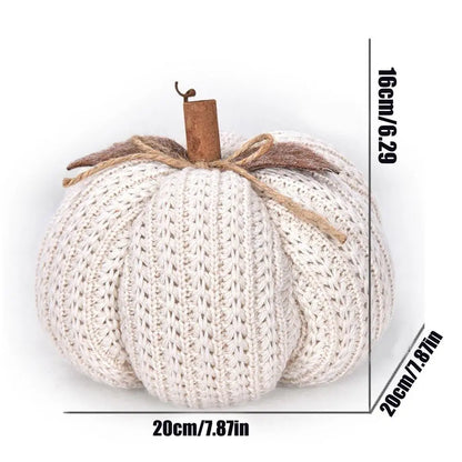 Knitted Pumpkin Decoration